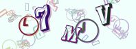 This is a captcha-picture. It is used to prevent mass-access by robots. (see: www.captcha.net)